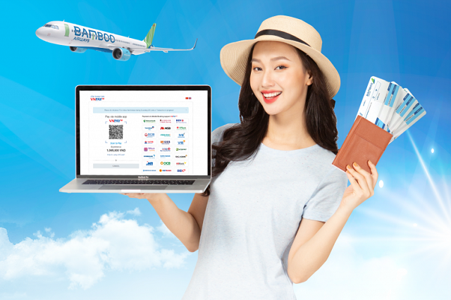 Bamboo Airways áp dụng thanh toán qua quét mã VNPAY-QR