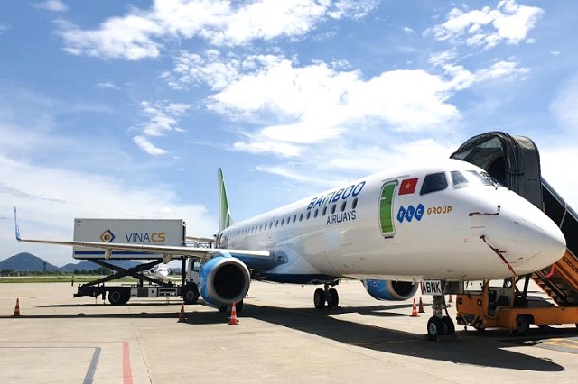 Bamboo Airways đón thêm máy bay phản lực Embraer mới
