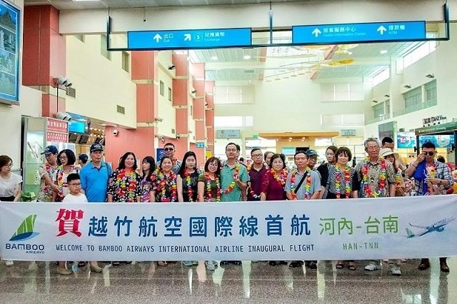 Bamboo Airways thực hiện những chuyến bay đầu tiên đến Đài Loan