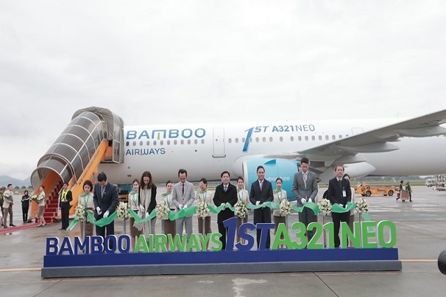 Bên trong tàu bay thế hệ mới Airbus NEO A321 của Bamboo