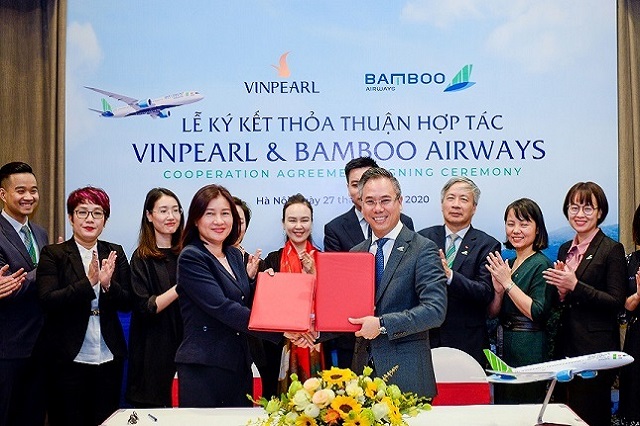 Vinpearl cùng Bamboo Airways hợp tác chiến lược phát triển